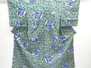 薔薇模様浴衣